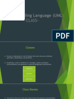 Class-: Unified Modeling Language (UML)