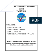 Laporan Visitasi Akreditasi Sd/Mi TAHUN 2018