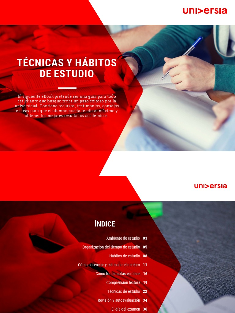 Tecnicas y Habitos de Estudio | PDF | Memoria | Habilidades de estudio
