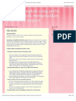 Langkah Langkah Yang Perlu Diambil Untuk Mengekalkan Kedaulatan Negara: SEJARAH