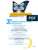 3 Congreso Psicologia Convocatoria