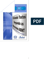 Configurando textos acadêmicos segundo ABNT em Word