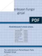 Pemeriksaan Fungsi Ginjal