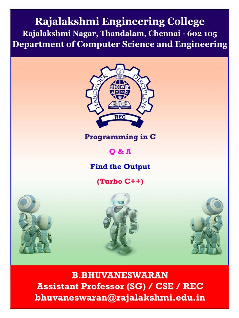 C - Programming Q & A - 2018 | PDF | C (Programming Language) | Integer ...