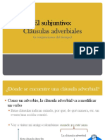 clásulas adverbiales