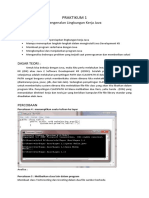 Pengenalan Lingkungan Kerja Java