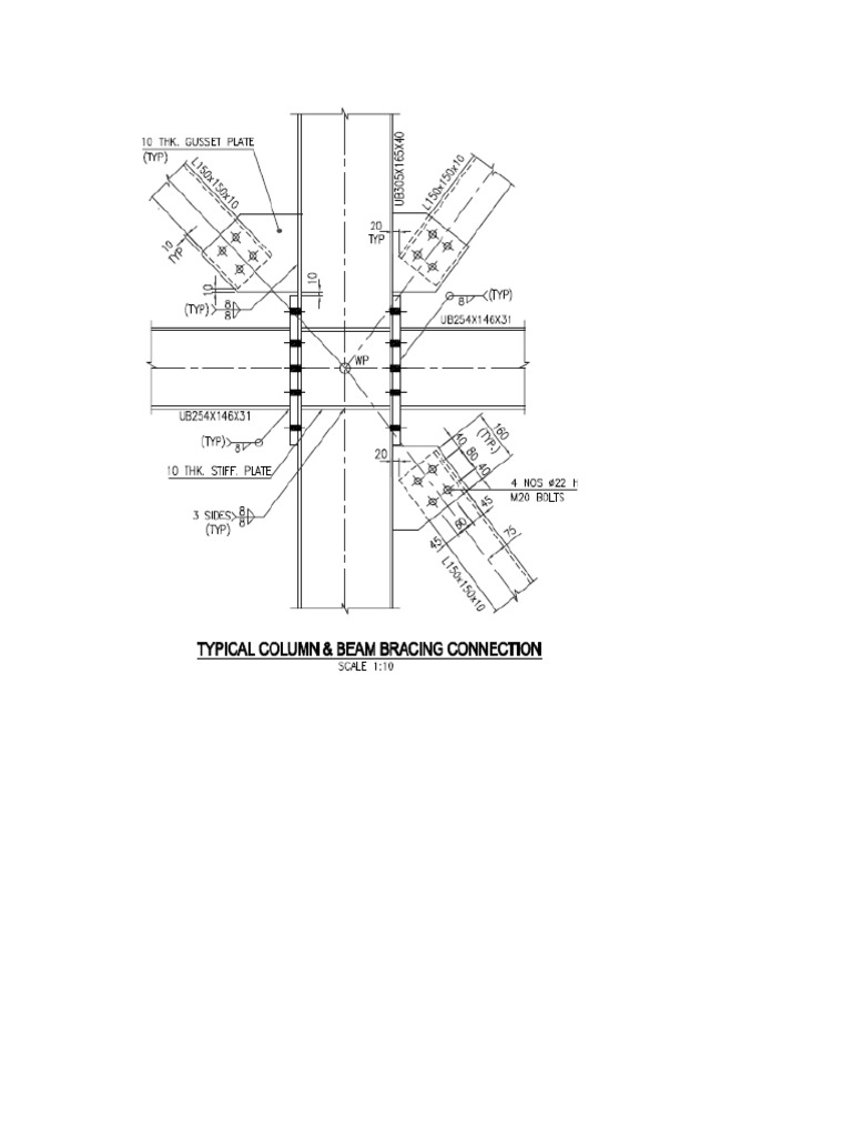 X Brace Connection | PDF