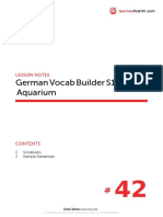 German Vocab Builder S1 #42 Aquarium: Lesson Notes