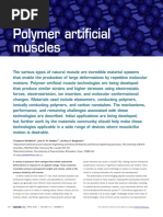 Polymer Artificial Muscles