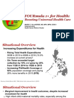 4 FOURmula 1 For Health Boosting Universal Health Care by DR Beverly Ho