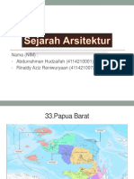 Tugas Sejarah Arsitektur Papua Barat