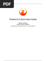 Firebird 2.5 Quick Start Guide: Ibphoenix Editors Firebird Project Members