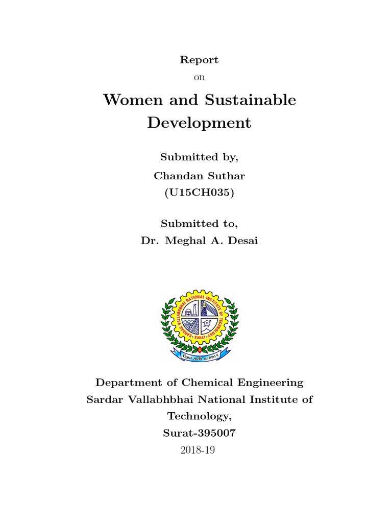 SGC Report Chandan | PDF | Green Chemistry | Chemistry