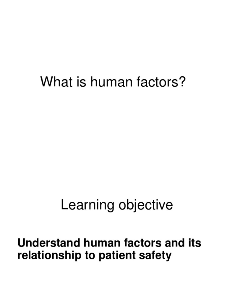Unit IV 2.WS&E | PDF | Human Factors And Ergonomics | Patient Safety