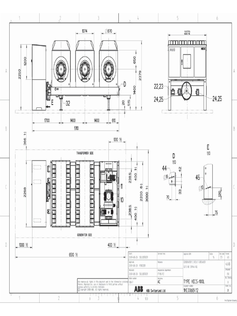 Outline Drawing HECS-100L | PDF