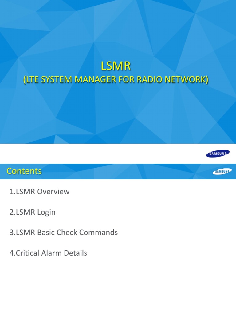 Lte System Manager For Radio Network PDF Tab (Gui) Command Line