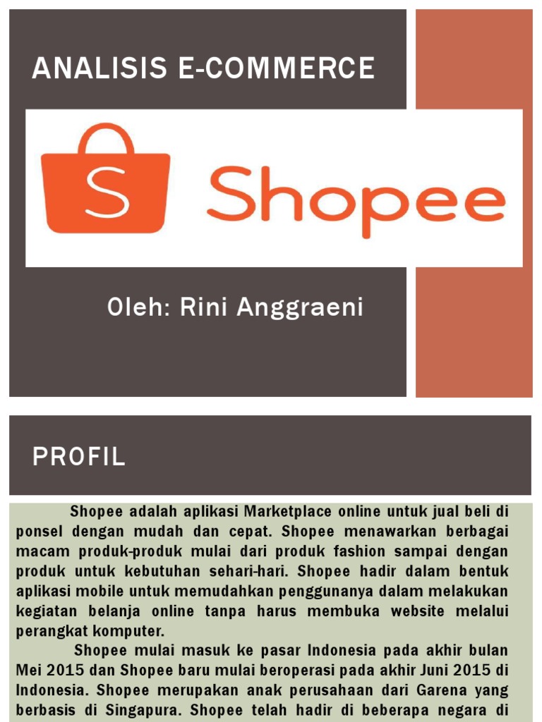 Rini Analisis E Commerce Shopee Pptx