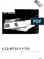 Epson LQ870/1170