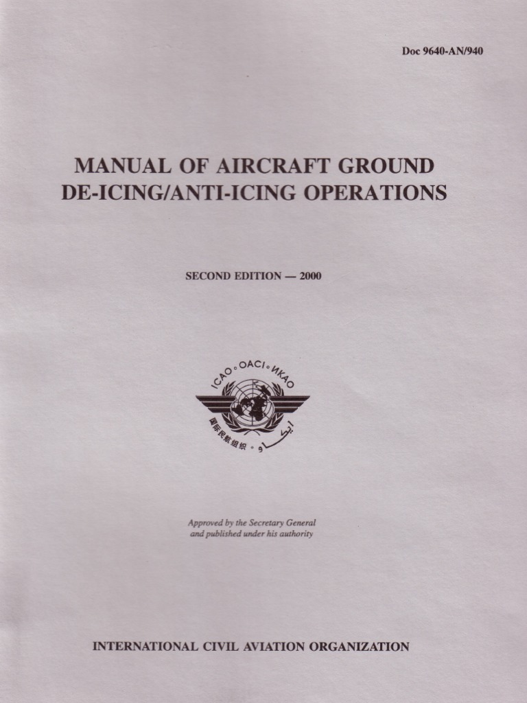 9640 Manual Aircraft Ground DeIcing AntiIcing Ed 2 (En) PDF