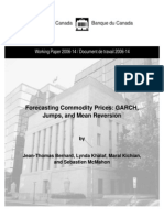 Forecasting Commodity Prices: GARCH, Jumps, and Mean Reversion