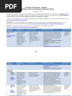 Justification Matrix