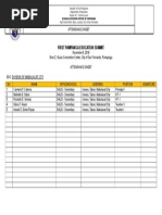 DALIS Secondary First Pampanga Education Summit Attendance Template