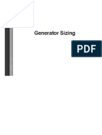Generator Sizing Factors