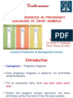 Recent Advances in Pregnancy Diagnosis of Dairy Animals