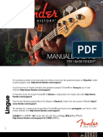 Fender Jazz - Manuale
