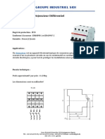 Disjoncteur Différentiel 4P 380V 32A 300ma