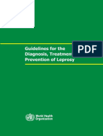 Guidelines For The Diagnosis, Treatment and Prevention of Leprosy