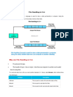 File Handling in C