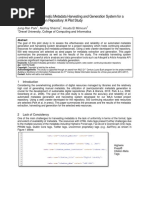 Developing An Automatic Metadata Harvesting and Generation System For A Continuing Education Repository: A Pilot Study