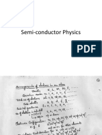 Semi-Conductor Physics 1