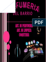 Cartel Perfumeria