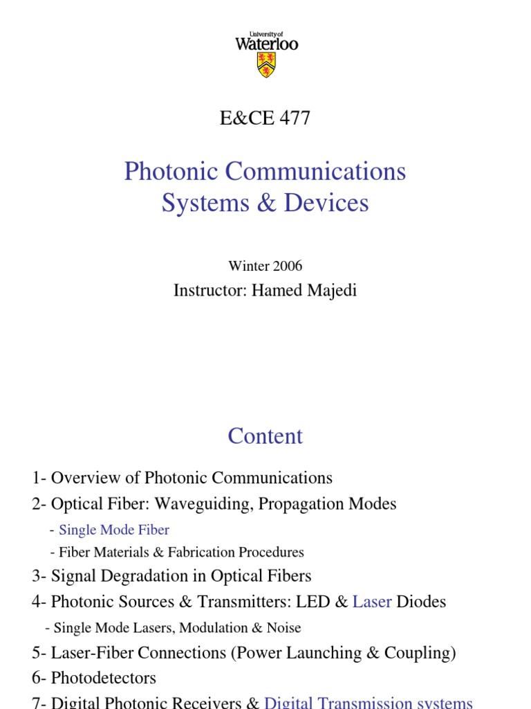 Optical Fiber Communications, 3e Gerd Keiser PDF Dispersion