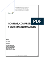 Sistema Neumaticos, Desplazamiento Positivo, Tipos de Bombas, Fuerzas de Superficie Sumergida