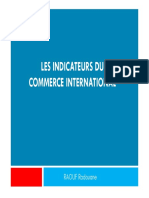 Les Indicateurs Du Commerce International