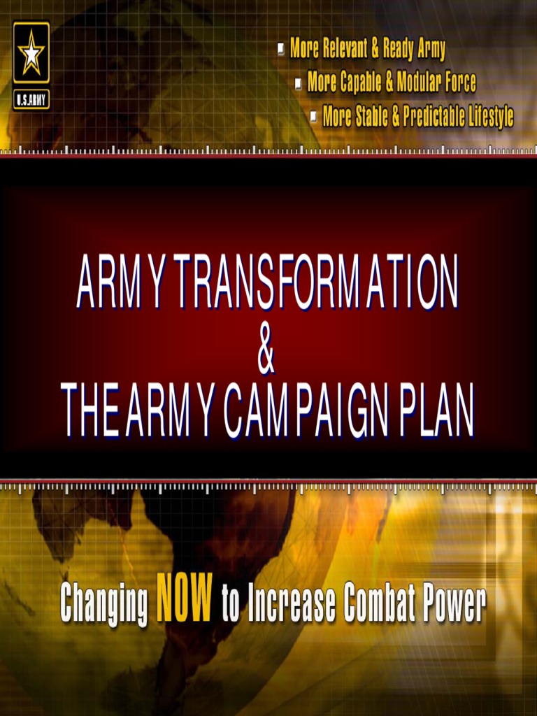 Us Army Transformation PDF | PDF | United States Army | Brigade