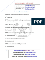 Tnpsc Group 2 Indian Constitution Study Guide