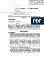 Primer juzgado mixto de Wanchaq ordenó la no difusión de La Paisana Jacinta