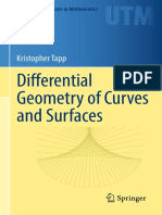 Diff Erential Geometry of Curves and Surfaces: Kristopher Tapp