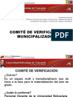 Comite de Verificacion Municipalizados