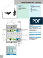 Standard Mechanical Seals Pusher Seals: Product Description Technical Features