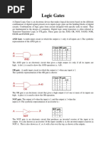 Logic Gates and Combination Circuits