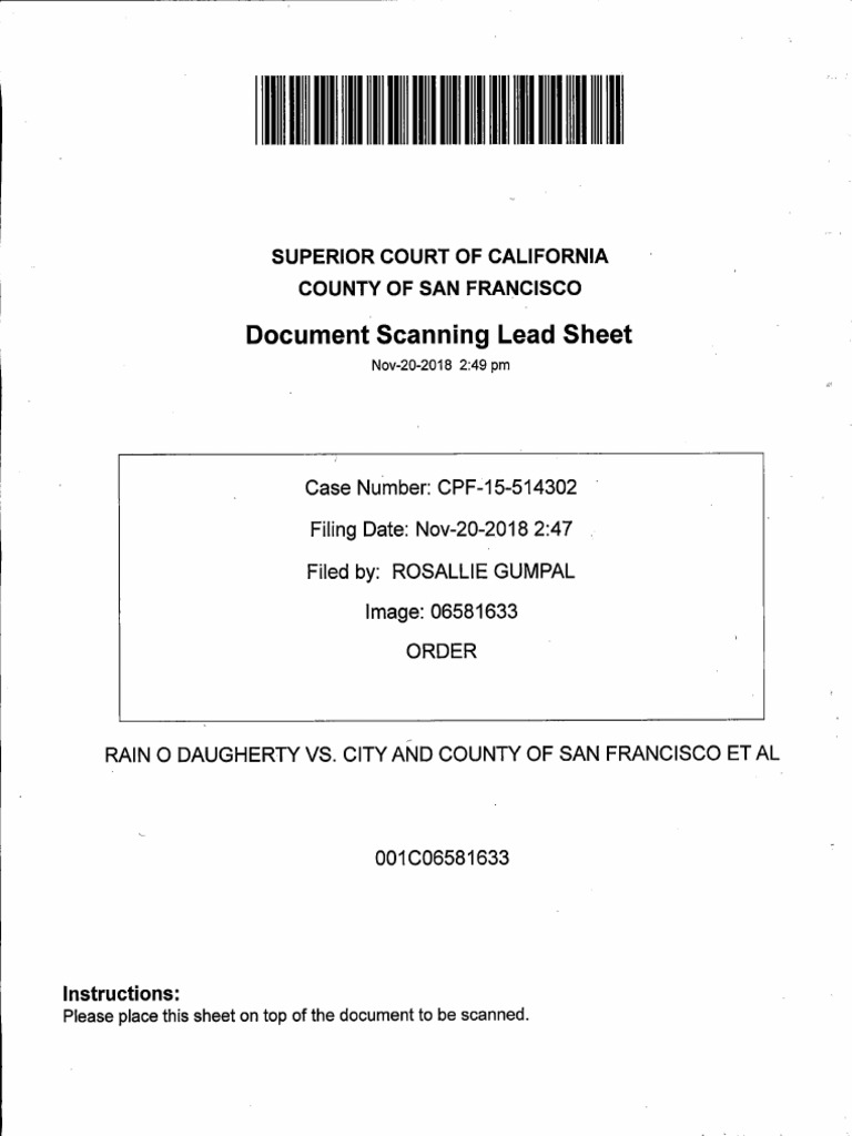 Order Granting Motion to Lift Stay