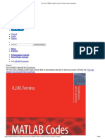 (Ferreira, 2009) Matlab Codes For Finite Element Analysis