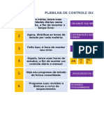 Planilha Para Controle de Estudos 2018