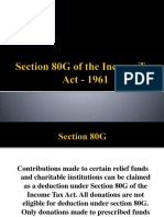 80 G - Income Tax Act