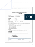 Certificados calibración equipos medición agua